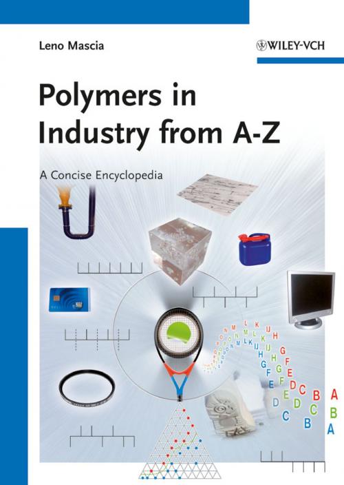 Cover of the book Polymers in Industry from A to Z by Leno Mascia, Wiley