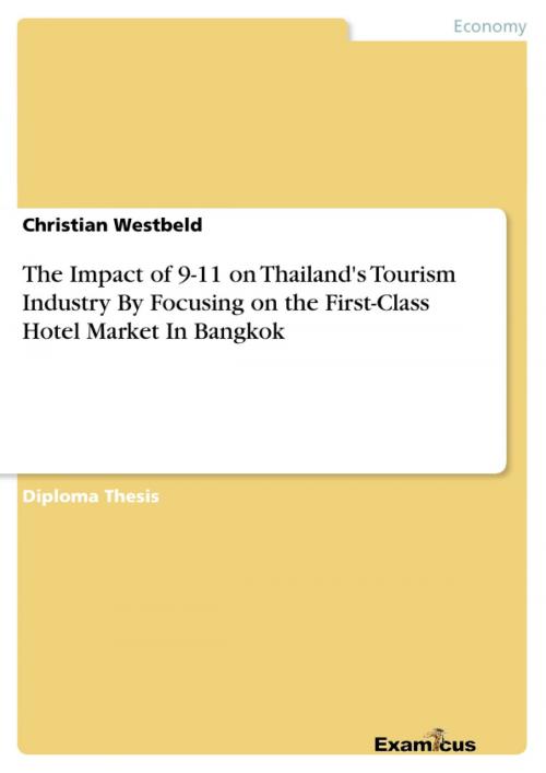 Cover of the book The Impact of 9-11 on Thailand's Tourism Industry By Focusing on the First-Class Hotel Market In Bangkok by Christian Westbeld, Examicus Verlag
