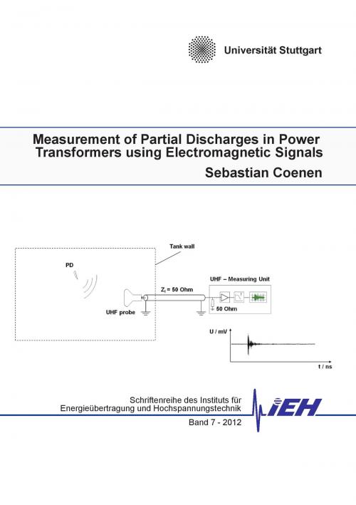 Cover of the book Measurement of Partial Discharges in Power Transformers using Electromagnetic Signals by Sebastian Coenen, Books on Demand
