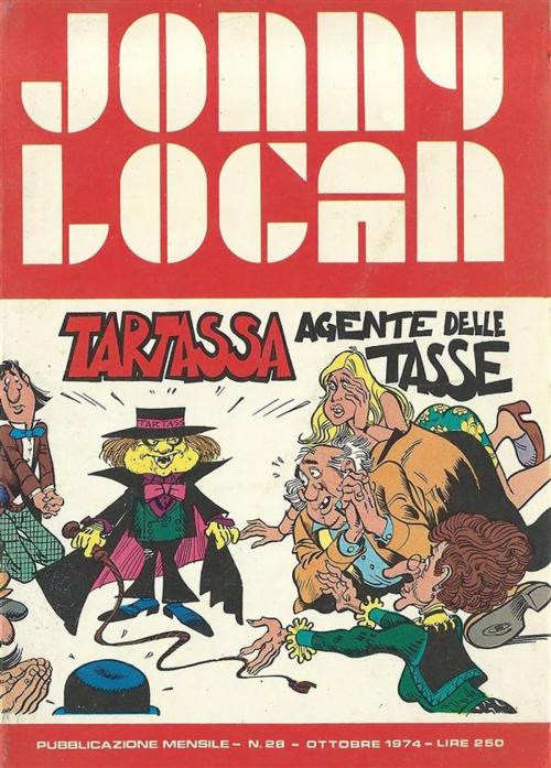 Cover of the book Jonny Logan - Tartassa agente delle tasse by Romano Garofalo, Italian Comics