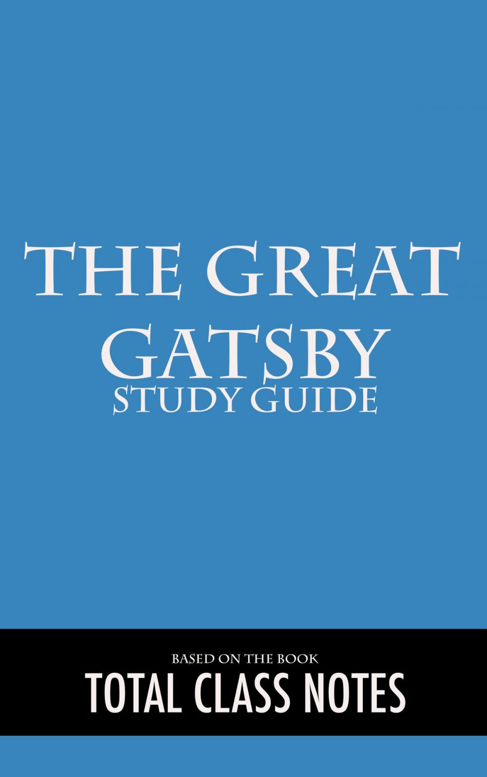 Big bigCover of The Great Gatsby: Study Guide