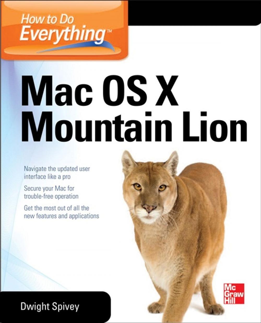 Big bigCover of How to Do Everything Mac OS X Mountain Lion