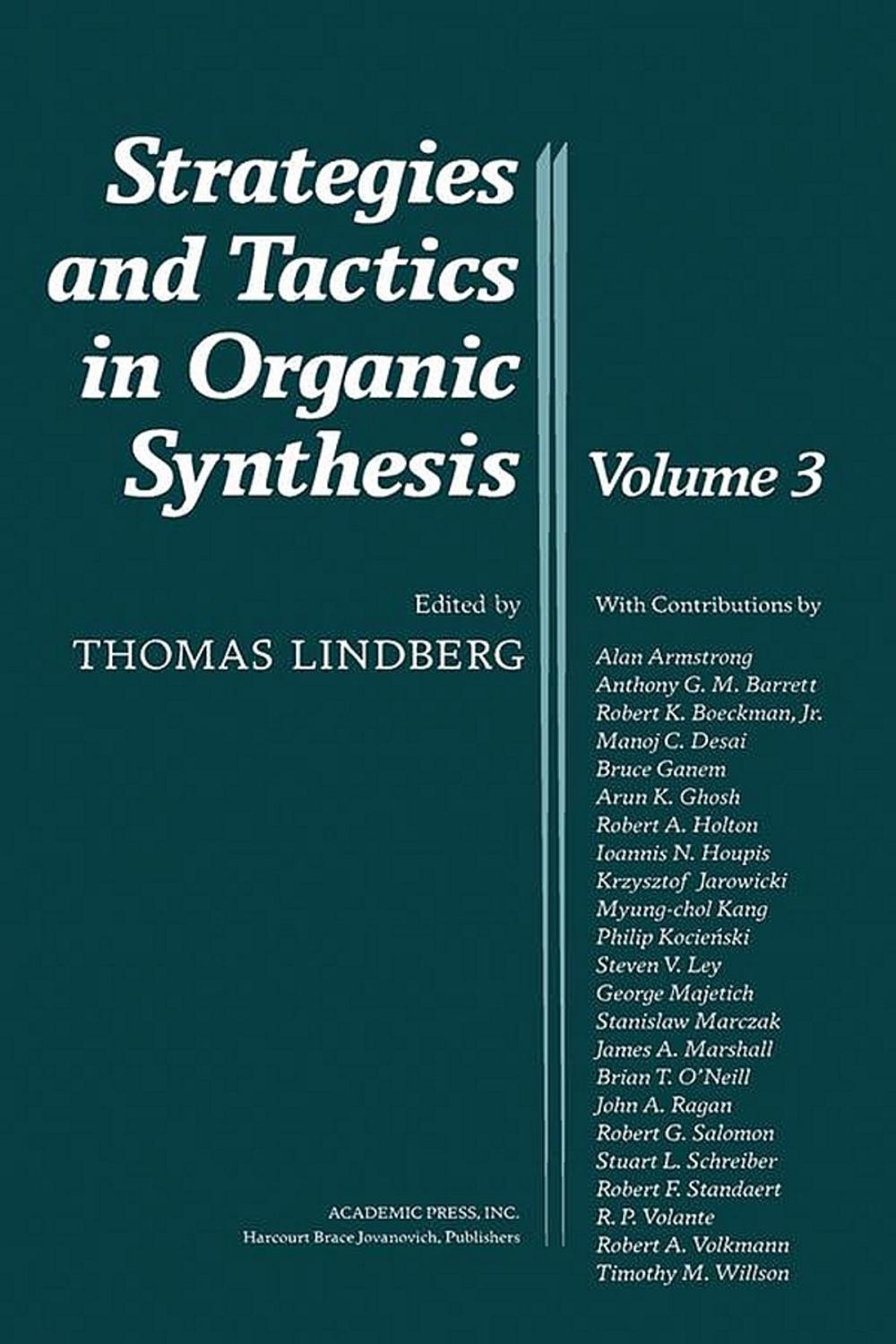 Big bigCover of Strategies and Tactics in Organic Synthesis