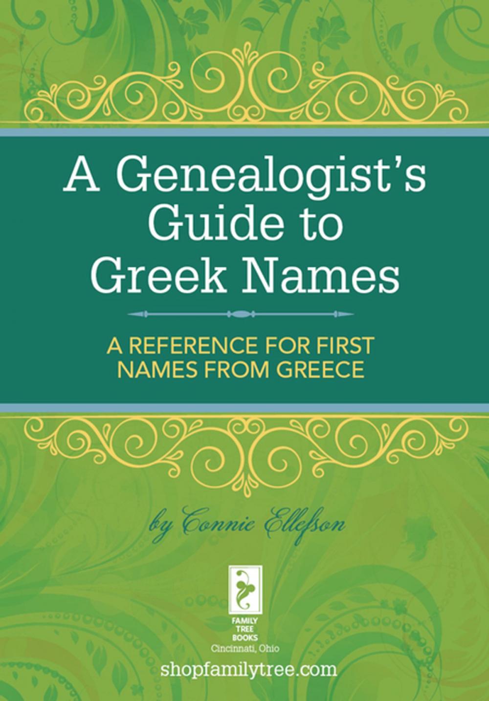 Big bigCover of A Genealogist's Guide to Greek Names