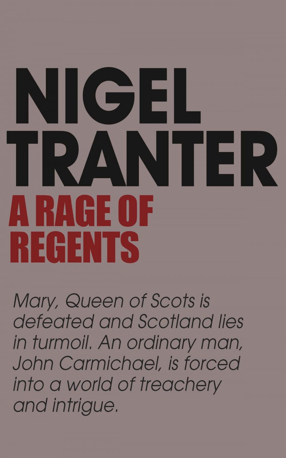 Big bigCover of A Rage of Regents