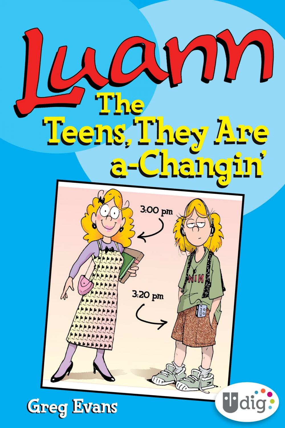 Big bigCover of Luann: The Teens They Are a-Changin'