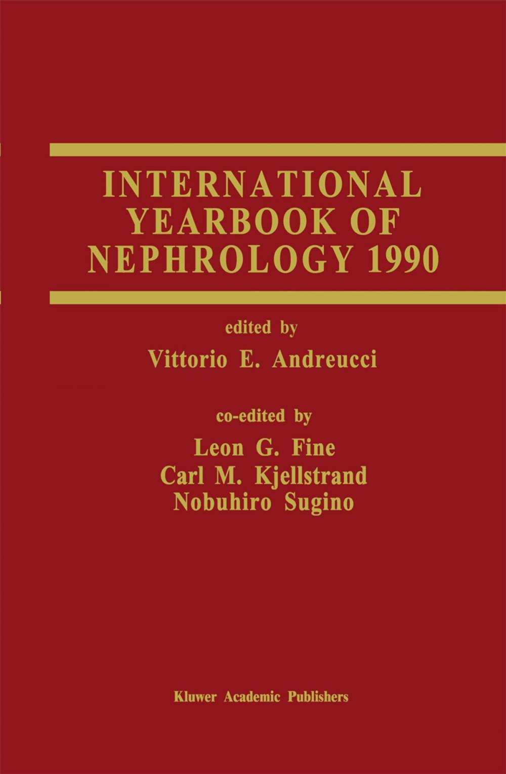 Big bigCover of International Yearbook of Nephrology 1990
