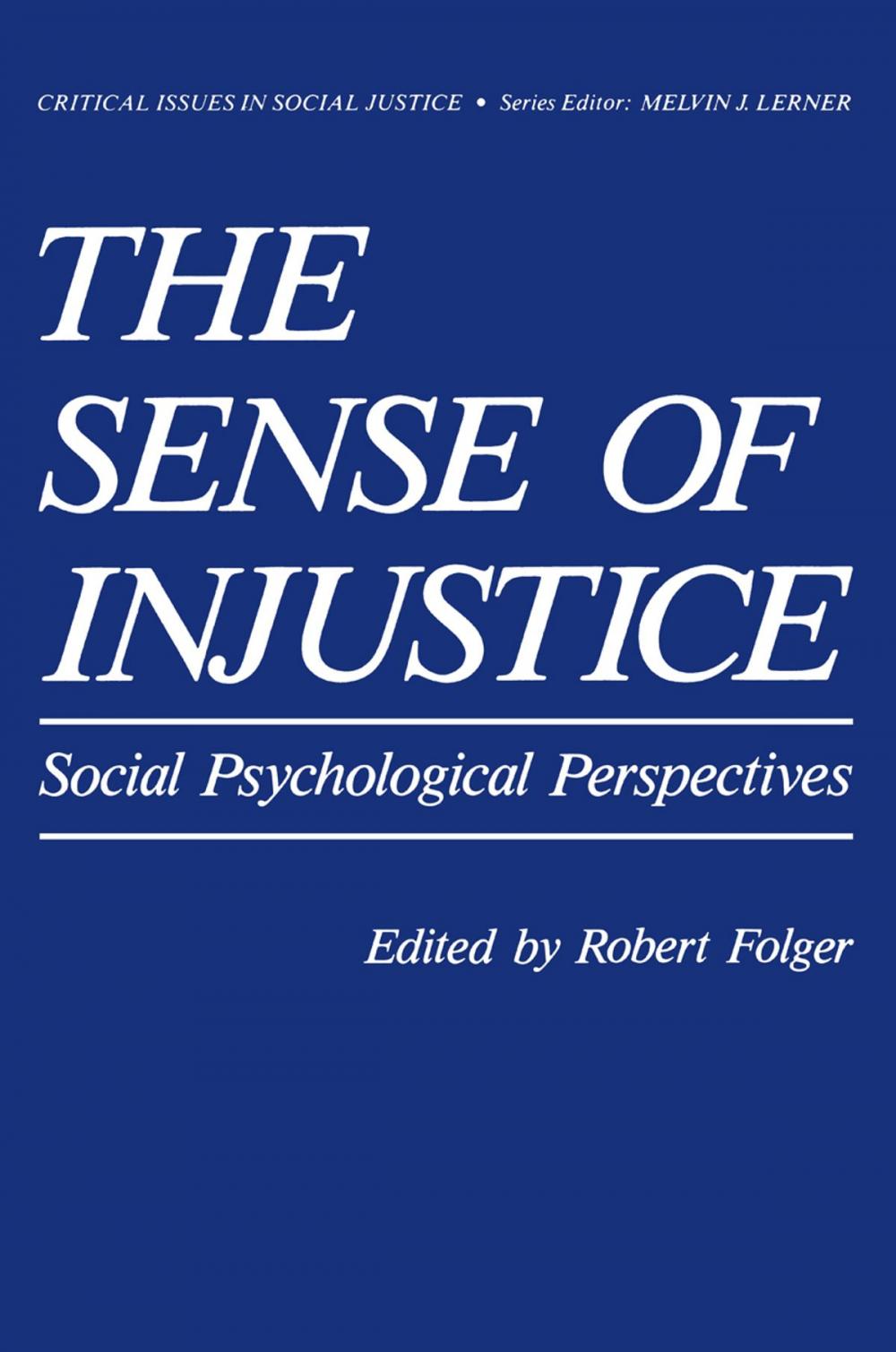 Big bigCover of The Sense of Injustice