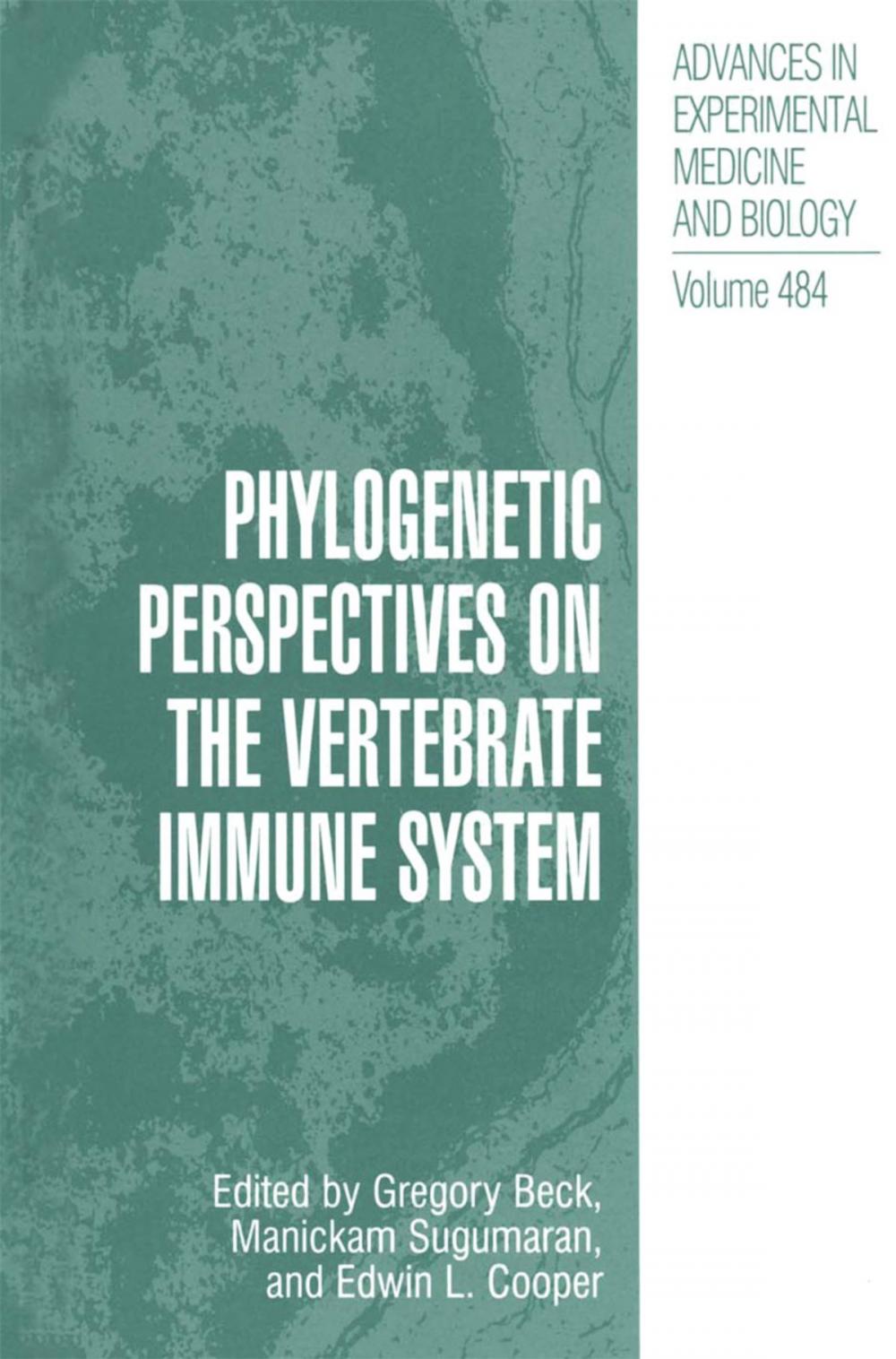 Big bigCover of Phylogenetic Perspectives on the Vertebrate Immune System