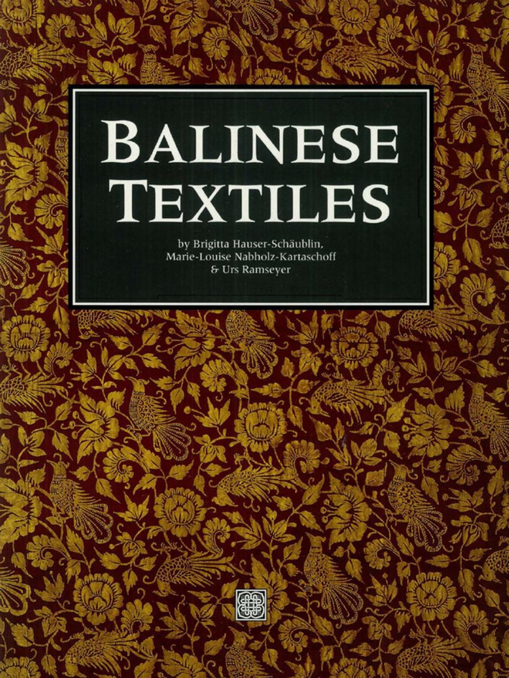 Big bigCover of Balinese Textiles