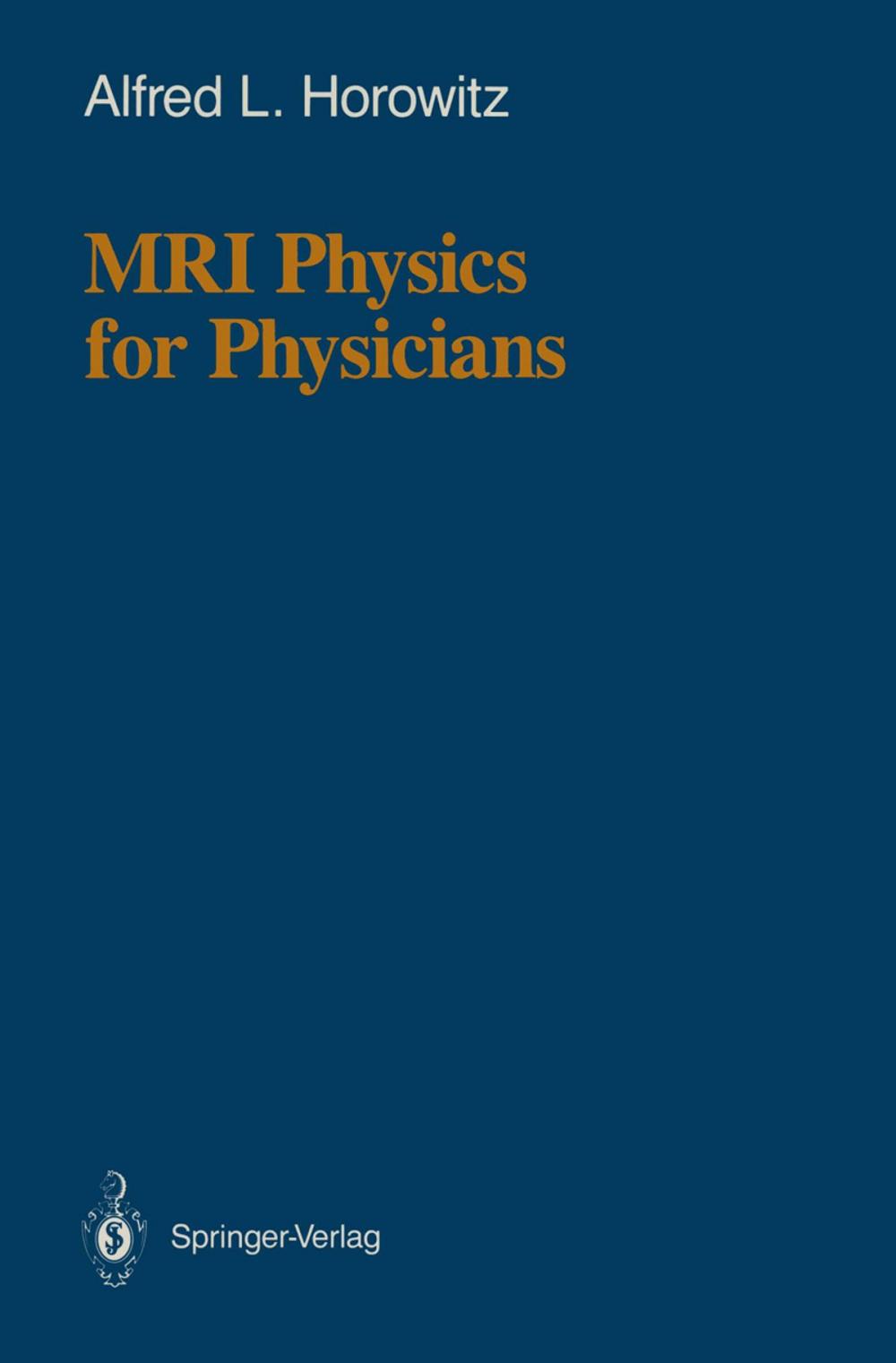 Big bigCover of MRI Physics for Physicians