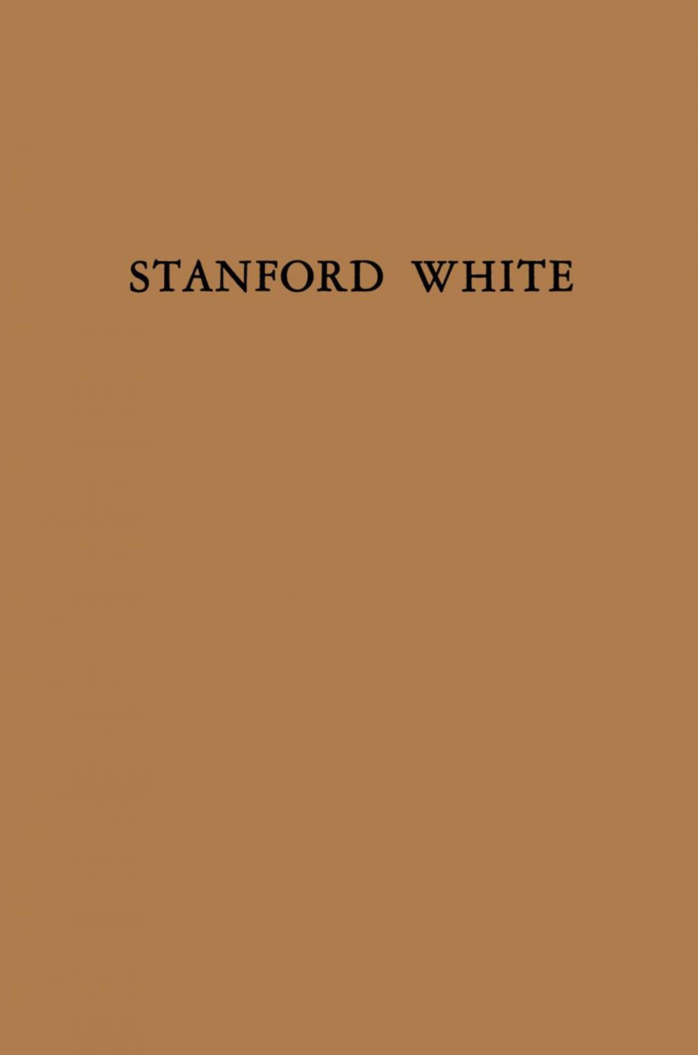 Big bigCover of Stanford White