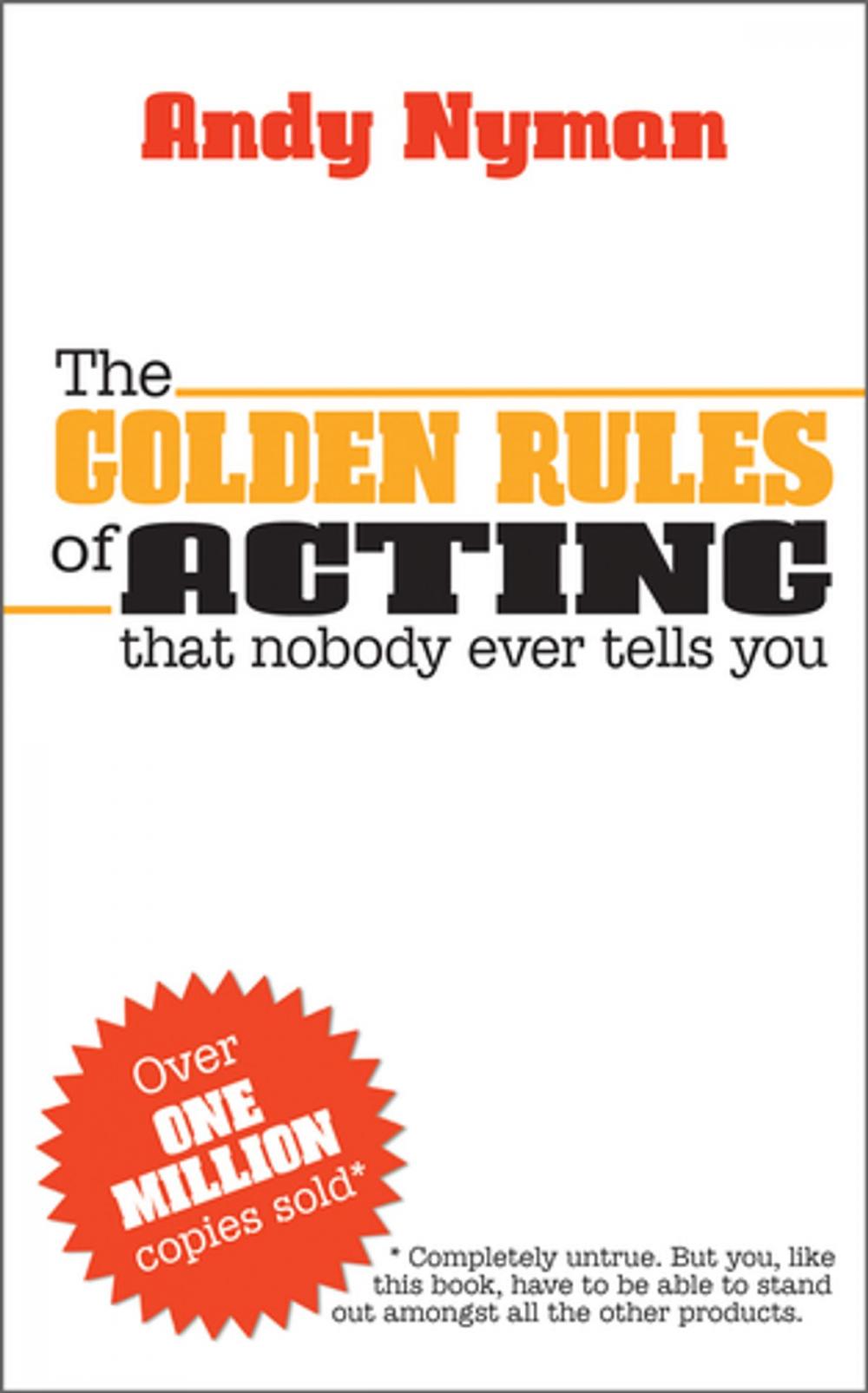 Big bigCover of The Golden Rules of Acting