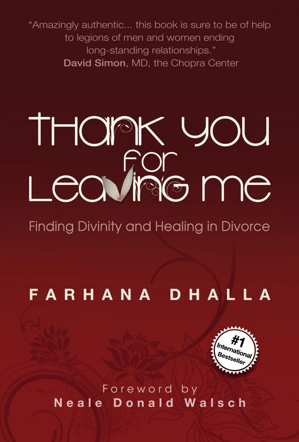 Big bigCover of Thank You for Leaving Me: Finding Divinity and Healing in Divorce
