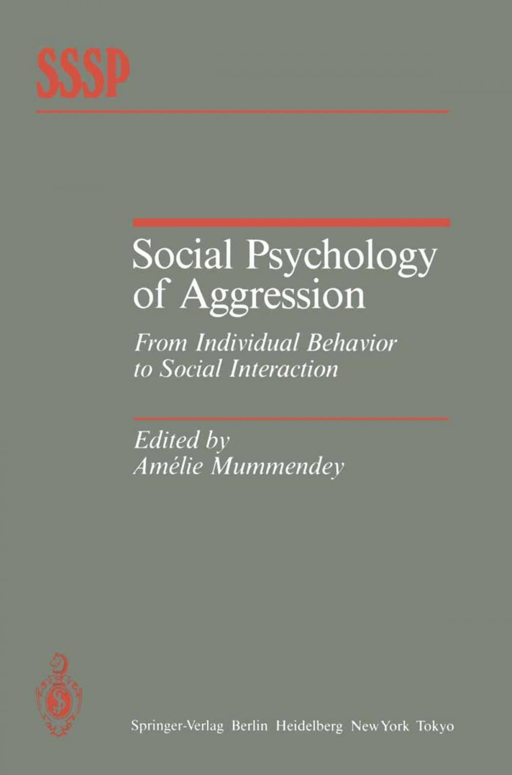 Big bigCover of Social Psychology of Aggression