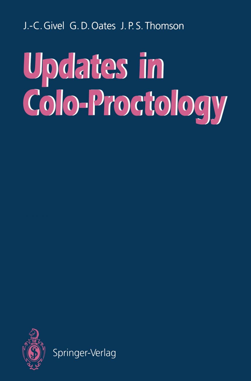Big bigCover of Updates in Colo-Proctology