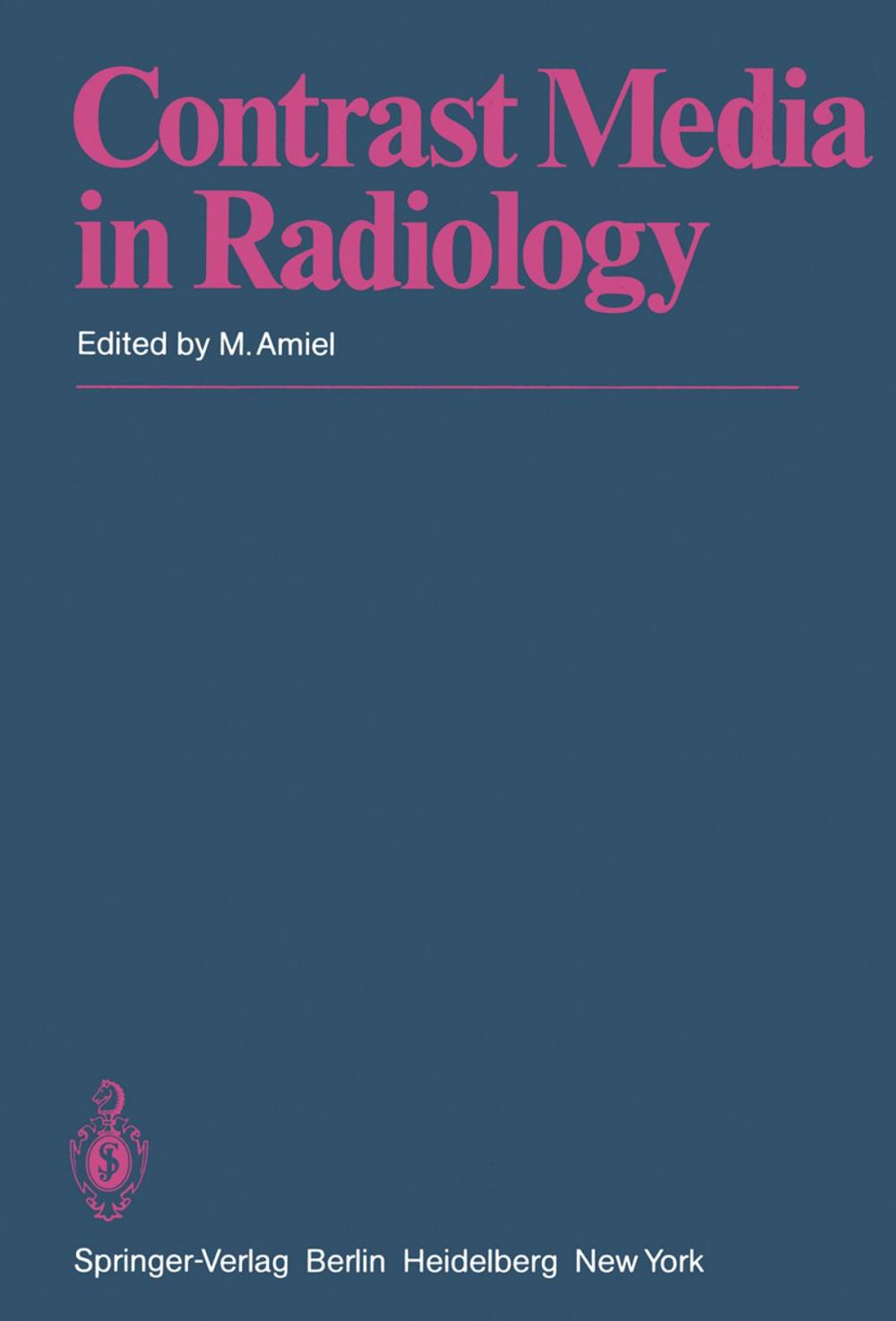 Big bigCover of Contrast Media in Radiology