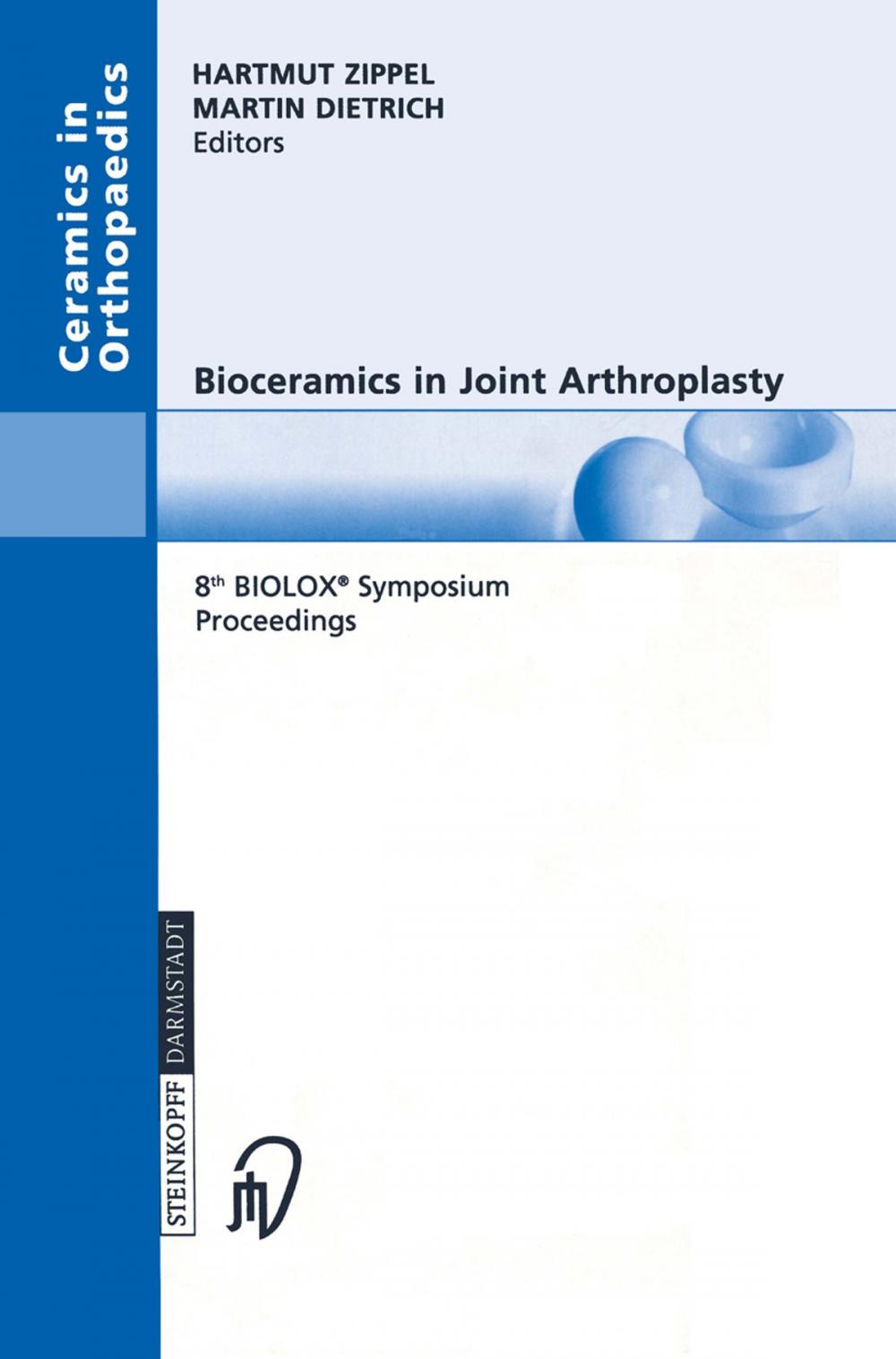 Big bigCover of Bioceramics in Joint Arthroplasty