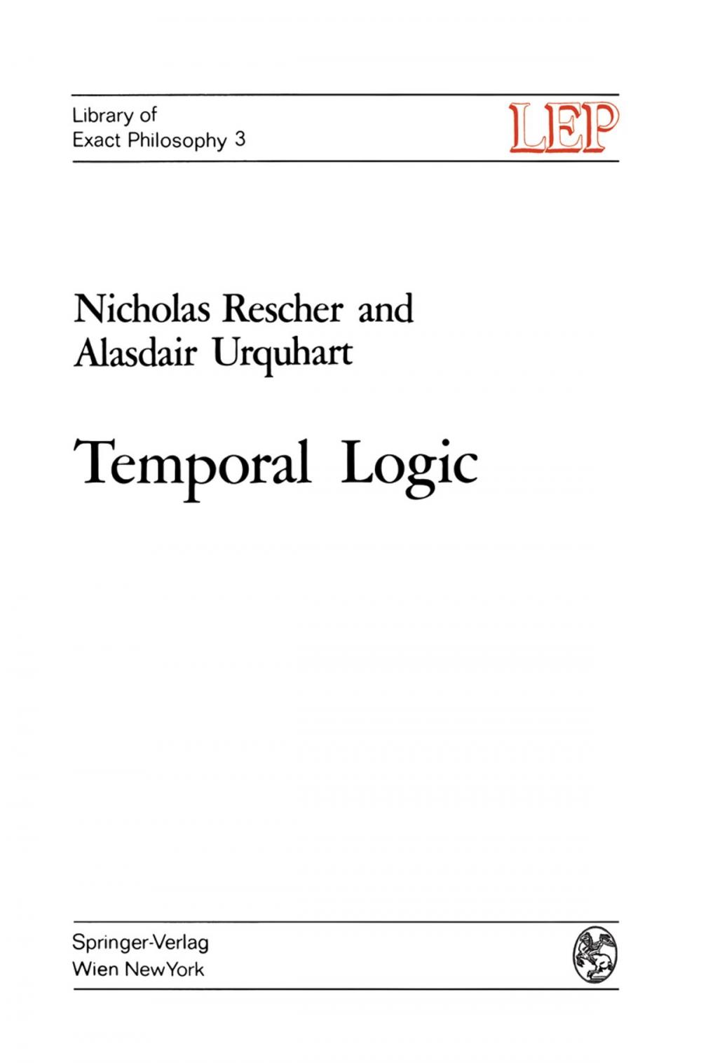 Big bigCover of Temporal Logic