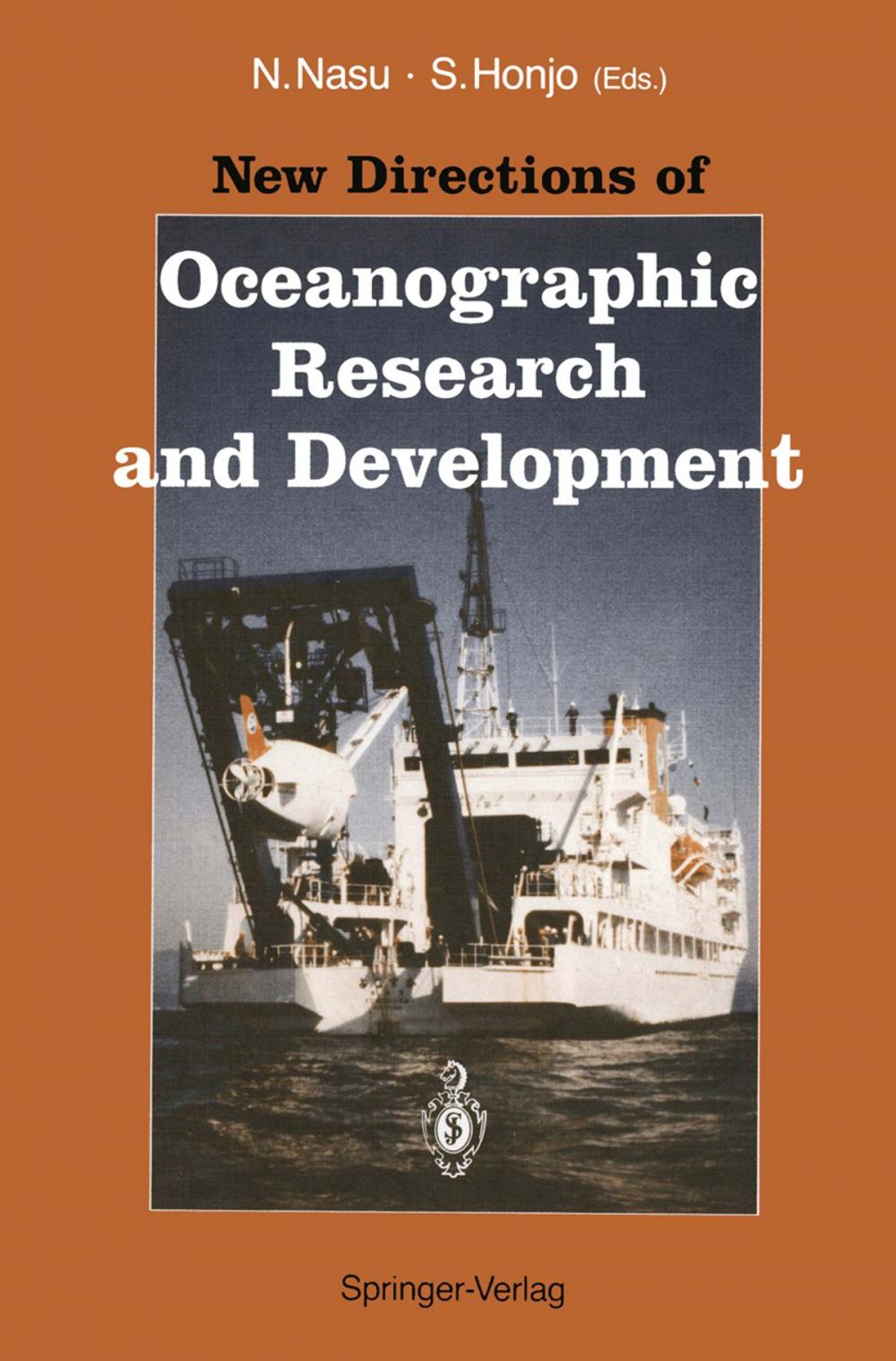 Big bigCover of New Directions of Oceanographic Research and Development