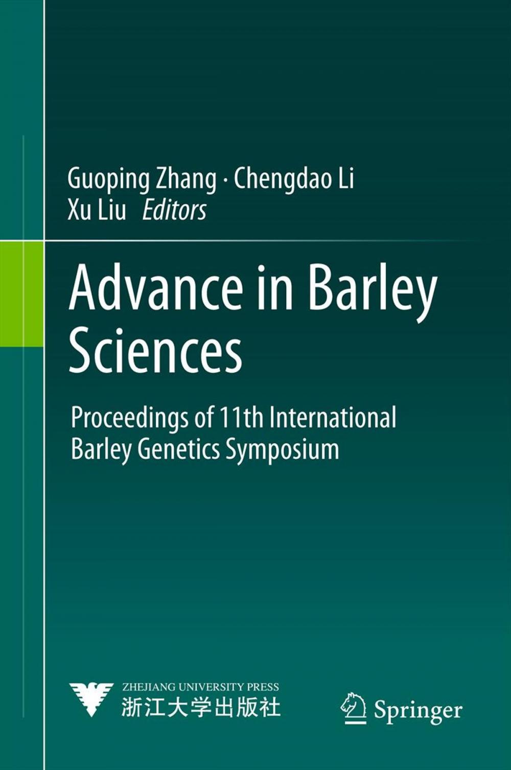 Big bigCover of Advance in Barley Sciences