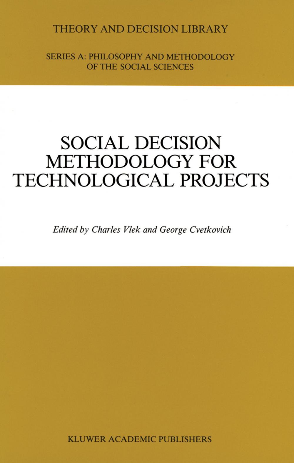 Big bigCover of Social Decision Methodology for Technological Projects