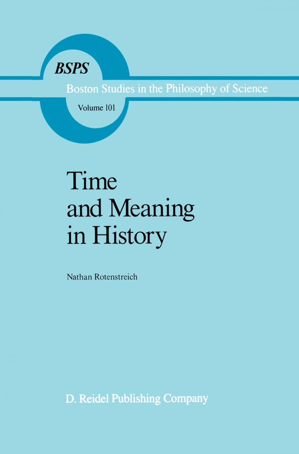Big bigCover of Time and Meaning in History