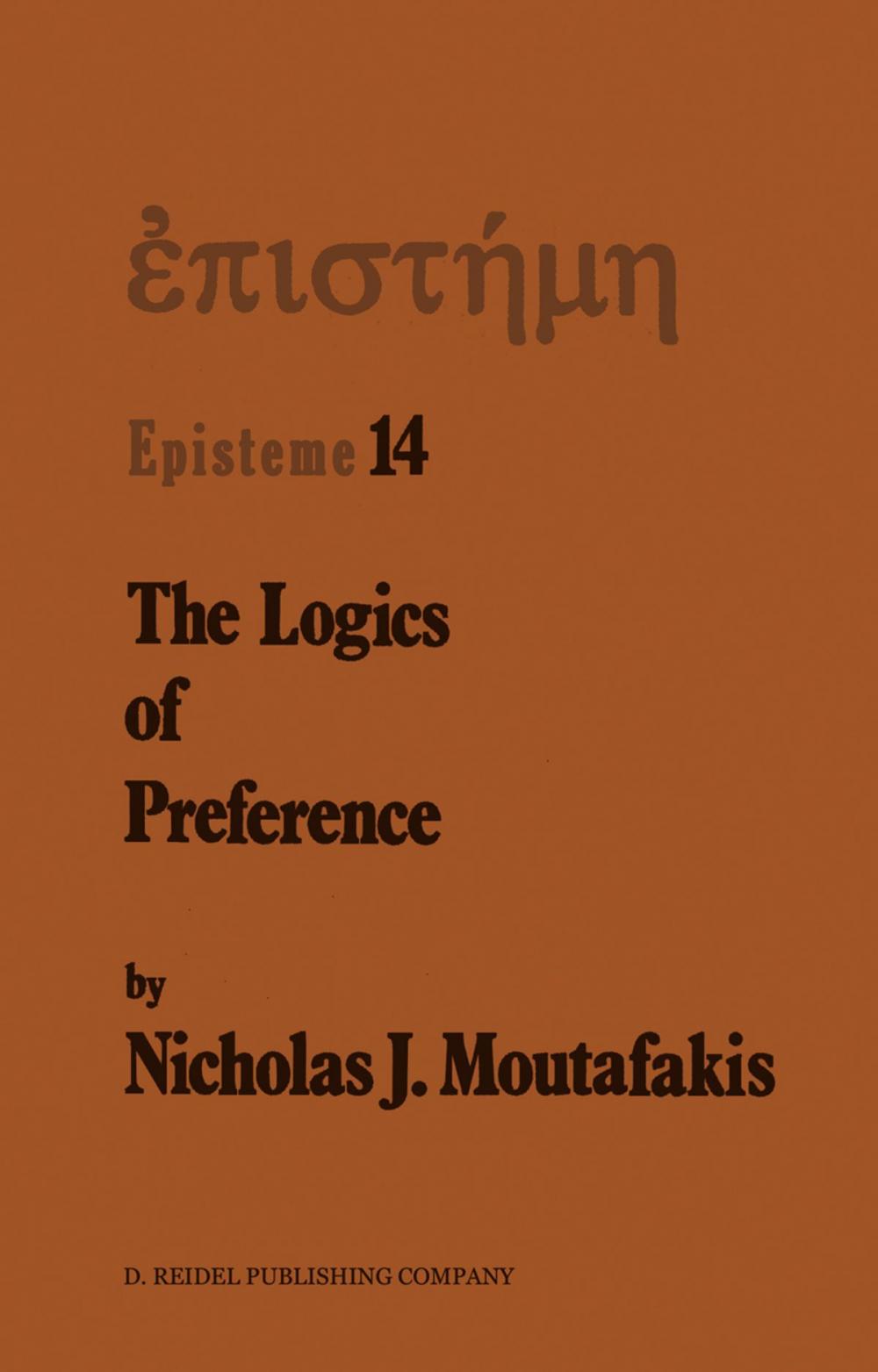 Big bigCover of The Logics of Preference