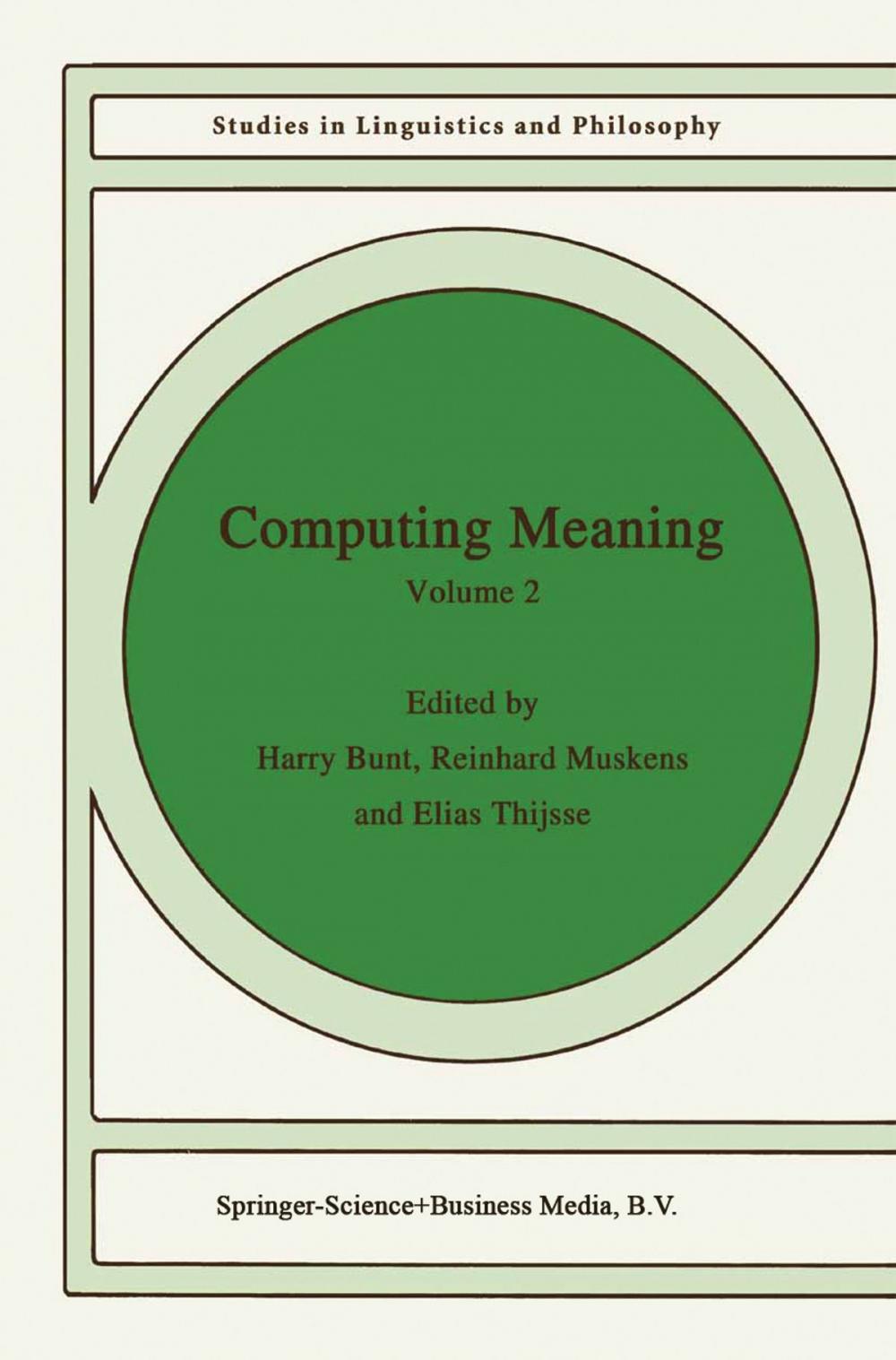 Big bigCover of Computing Meaning