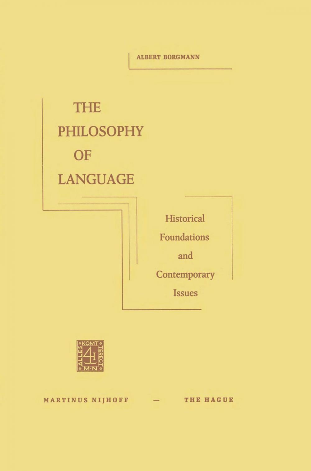 Big bigCover of The Philosophy of Language