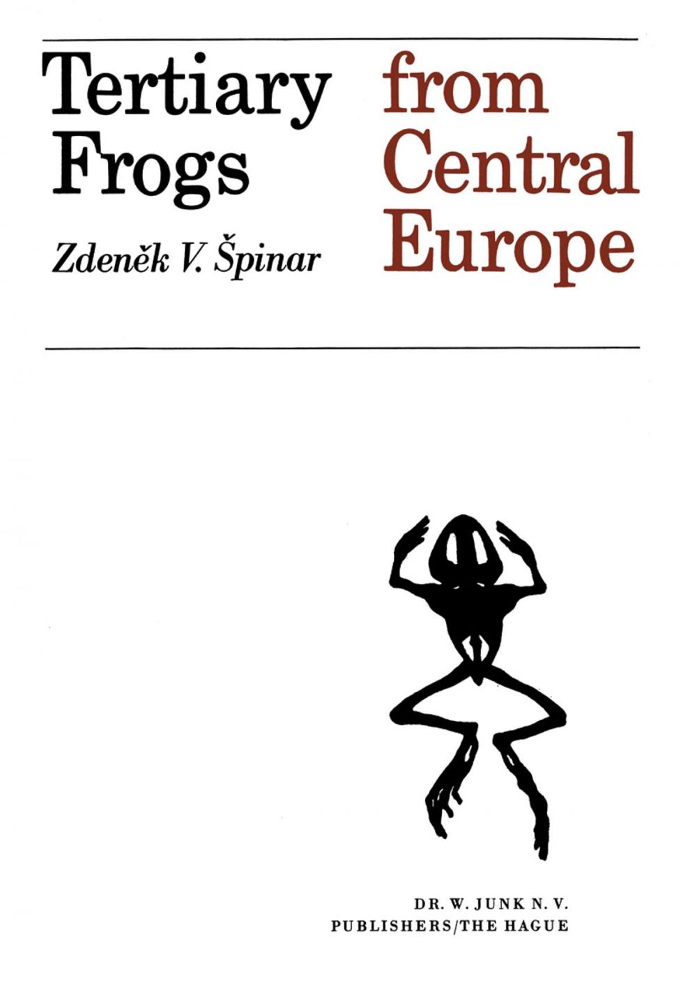 Big bigCover of Tertiary Frogs from Central Europe