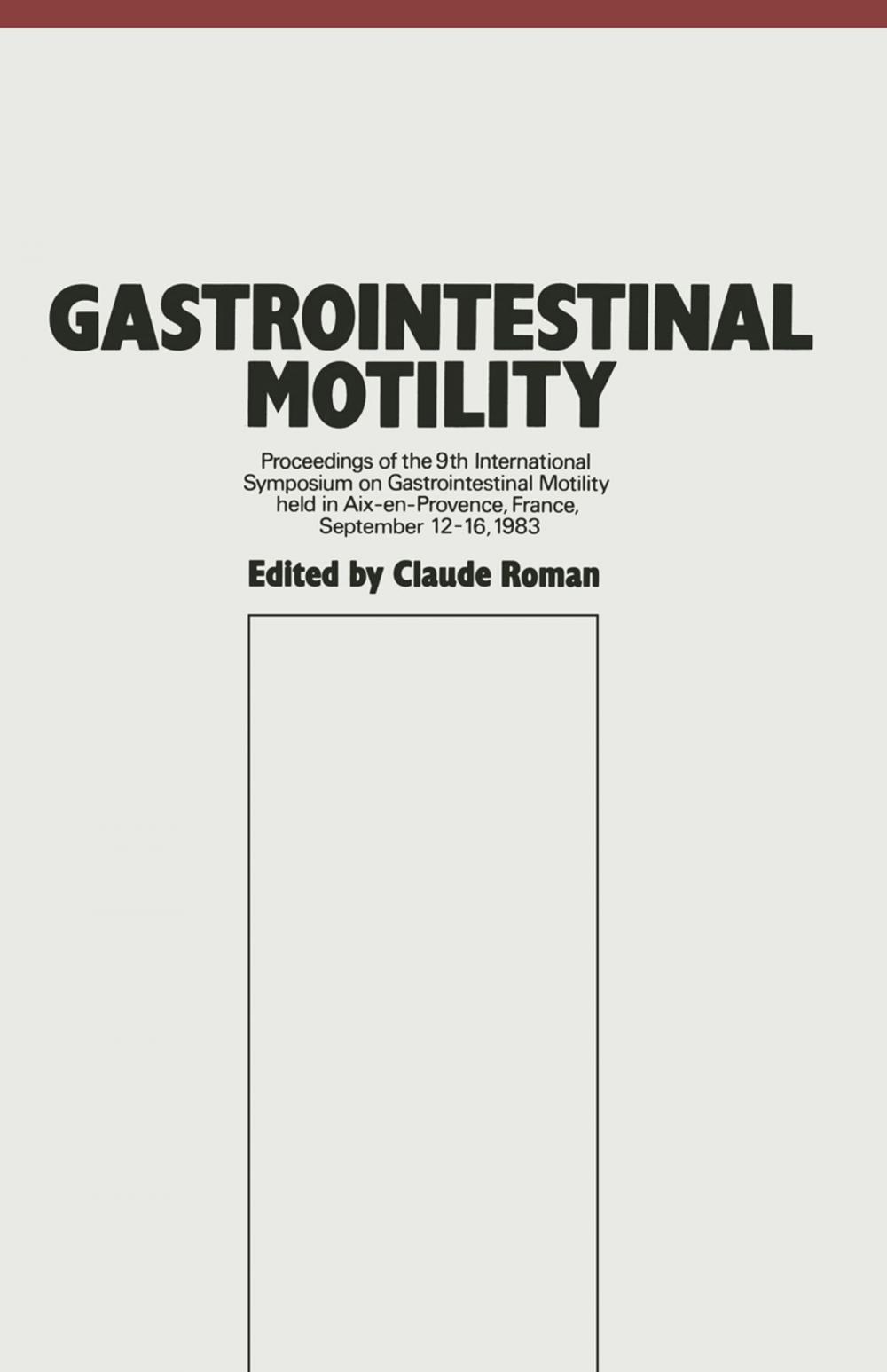 Big bigCover of Gastrointestinal Motility