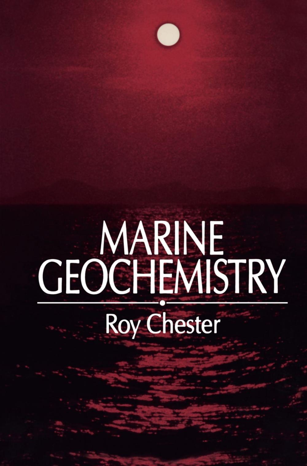 Big bigCover of Marine Geochemistry