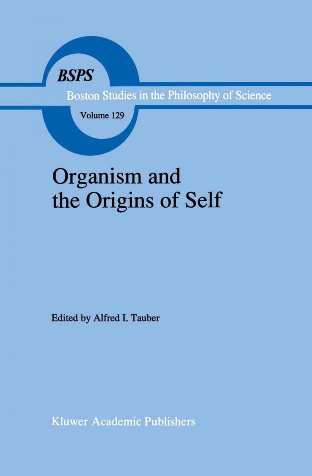 Big bigCover of Organism and the Origins of Self