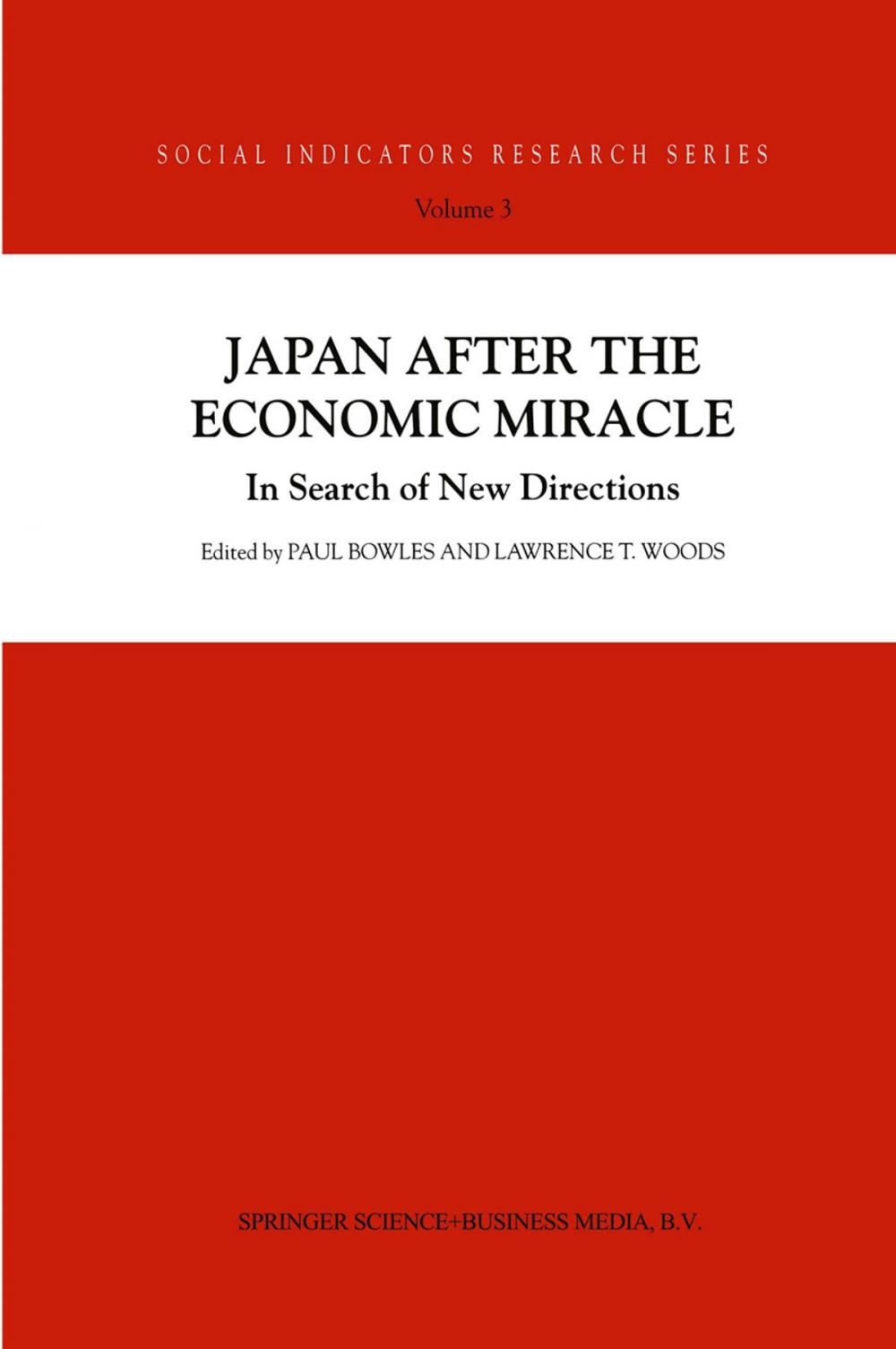 Big bigCover of Japan after the Economic Miracle