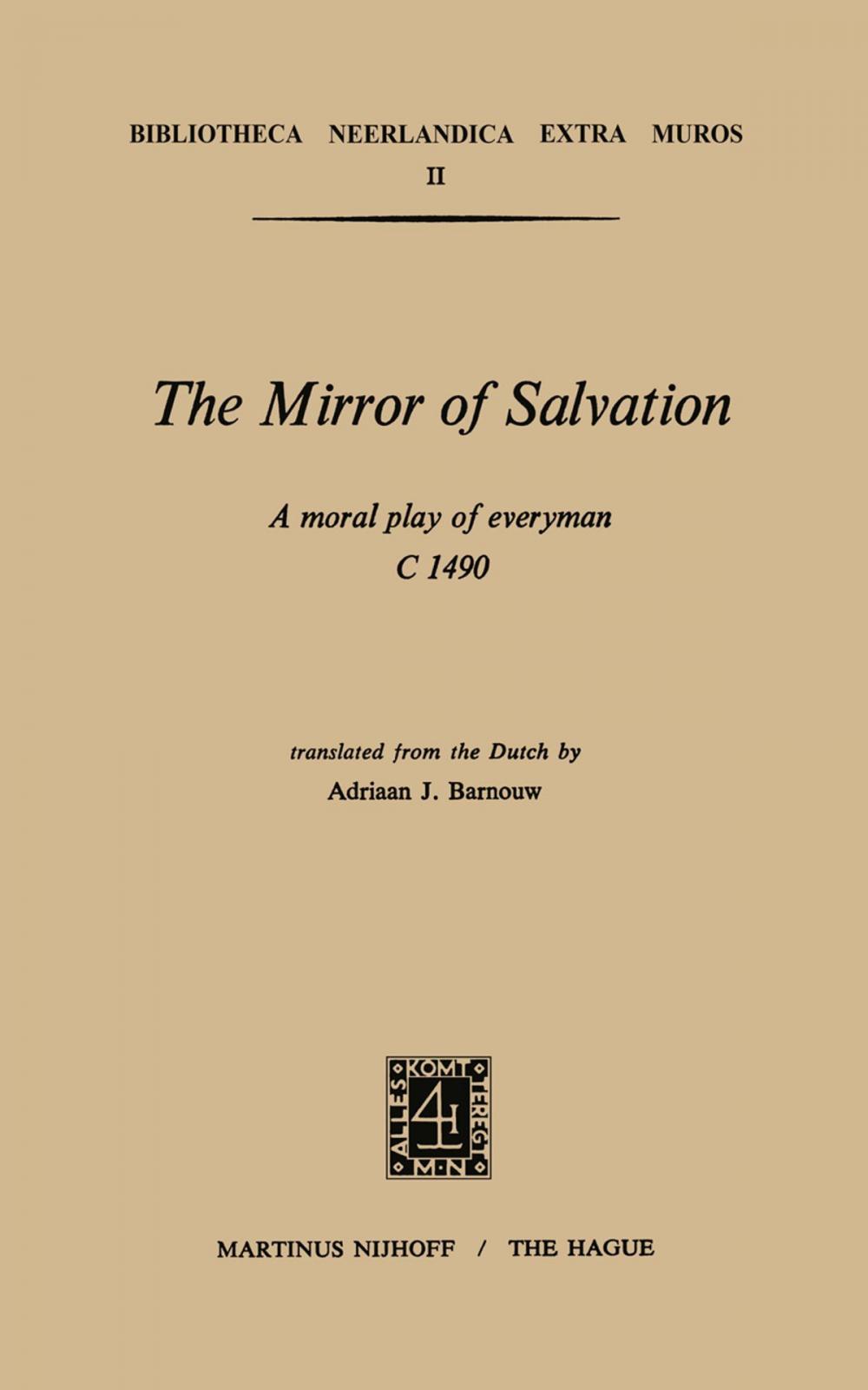 Big bigCover of The Mirror of Salvation