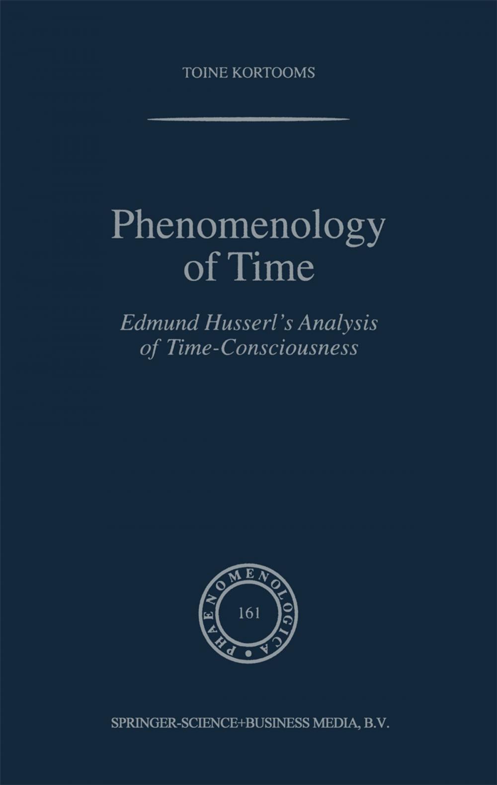 Big bigCover of Phenomenology of Time