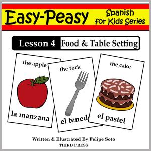 Book cover of Spanish Lesson 4: Food & Table Setting