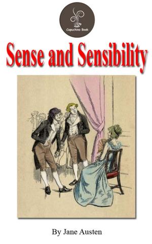 Book cover of Sense and sensibility by Jane Austen (FREE Audiobook Included!)