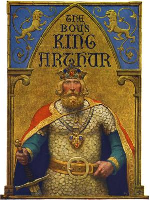 Book cover of King Arthur and His Knights (Illustrated and Free Audiobook Link)