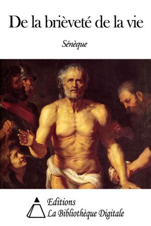 Cover of the book De la brièveté de la vie by Jean-Antoine Chaptal
