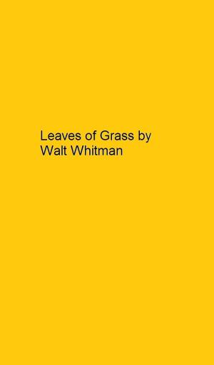 Book cover of Leaves of Grass by Walt Whitman