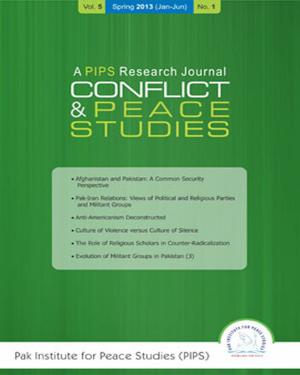Book cover of Conflict and Peace Studies A PIPS Research Journal (Jan-Jun 2013)