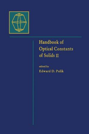 Cover of the book Handbook of Optical Constants of Solids by 
