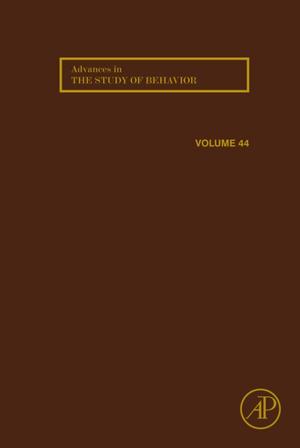 Book cover of Advances in the Study of Behavior