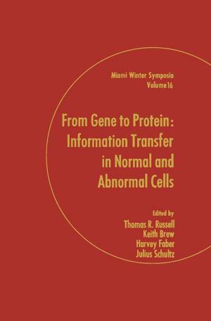 Cover of the book From Gene to Protein: Information Transfer in Normal and Abnormal Cells by Y. Zhu