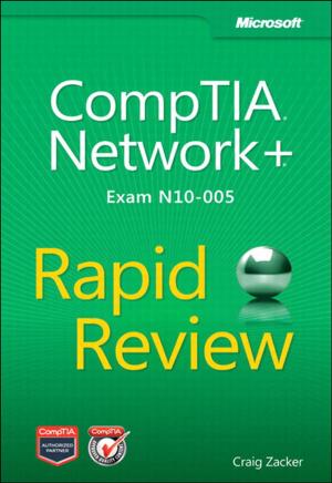Cover of the book CompTIA Network+ Rapid Review (Exam N10-005) by Jeff Conrad, John L. Viescas