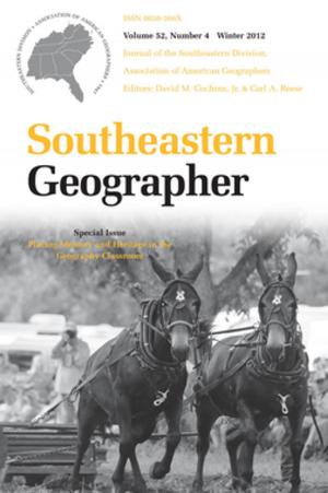 Cover of the book Southeastern Geographer by Zandria F. Robinson