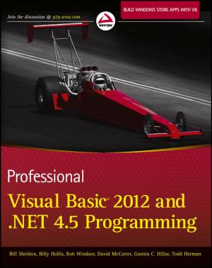 Cover of the book Professional Visual Basic 2012 and .NET 4.5 Programming by Wendy Piersall