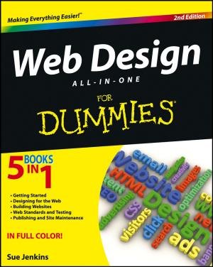 Cover of the book Web Design All-in-One For Dummies by Ursula Eicker